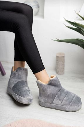 بوت خانگی طوسی زنانه Anıl Ayakkabı - کد 138696635