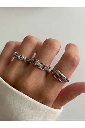 انگشتر جواهر زنانه روکش طلا ringbox - کد 410827512
