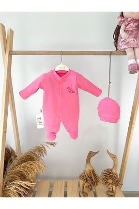 بادی و سرهمی نوزادی صورتی بچه گانه Twill Zuff Baby - کد 410904917