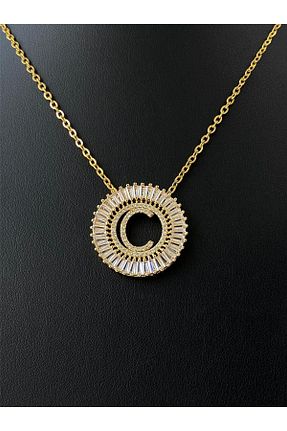 گردنبند استیل ( فولاد ) طلائی زنانه استیل ضد زنگ Yoro - کد 411307946