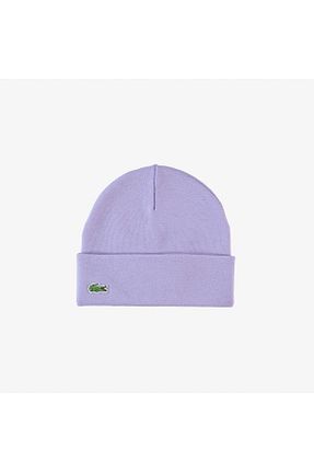 کلاه پشمی بنفش مردانه Lacoste - کد 411361758