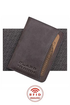 جا کارتی طوسی مردانه ابعاد کوچک Flapp - کد 77343974