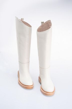 چکمه بژ زنانه پاشنه کوتاه (1 - 4 سانتی متر) Rugano - کد 411574431