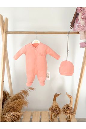 بادی و سرهمی نوزادی صورتی بچه گانه Twill Zuff Baby - کد 410907477
