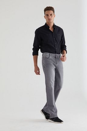 شلوار جین طوسی مردانه رگولار Pantamo Jeans - کد 299958693