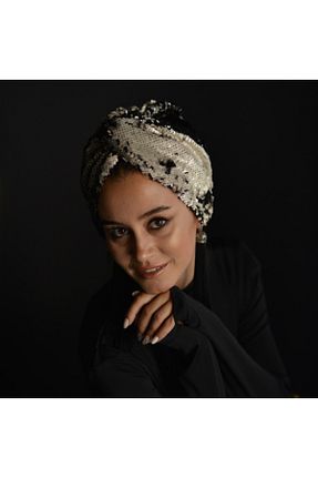 روسری مشکی پلی استر Bitter Colors - کد 411386304