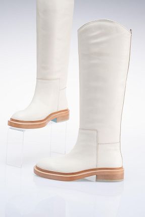 چکمه بژ زنانه پاشنه کوتاه (1 - 4 سانتی متر) Rugano - کد 411574431