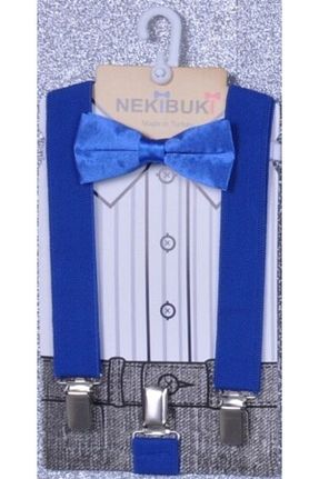 پاپیون آبی بچه گانه پارچه ای NEKİBUKİ - کد 89795549