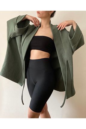 کیمونو و کافتان سبز زنانه پنبه ای ki-nua studio - کد 377060931