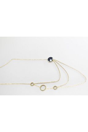 گردنبند استیل ( فولاد ) طلائی زنانه استیل ضد زنگ Je Moon - کد 370072575