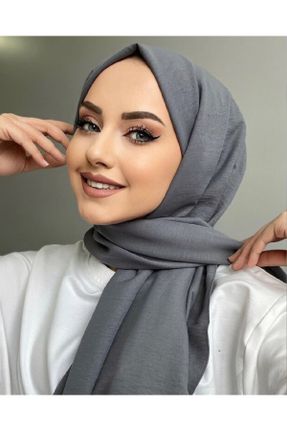 شال طوسی زنانه پنبه (نخی) کد 410858248