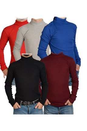 بادی قرمز زنانه یقه ماهیگیر FATELLA - کد 410873872