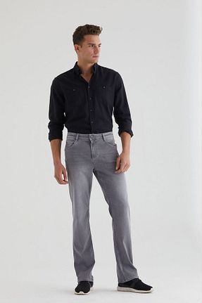 شلوار جین طوسی مردانه رگولار Pantamo Jeans - کد 299958693