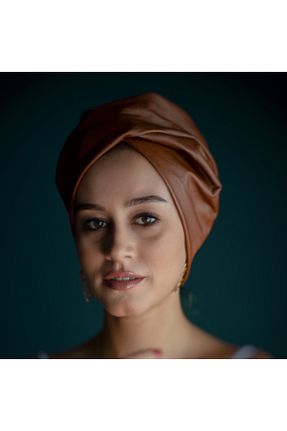 روسری قهوه ای ساده Bitter Colors - کد 411347412