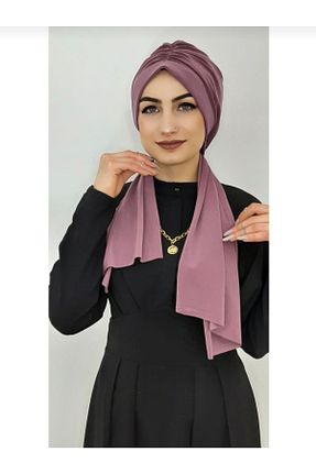 شال صورتی زنانه پنبه ای Ayselcehobi - کد 411039037