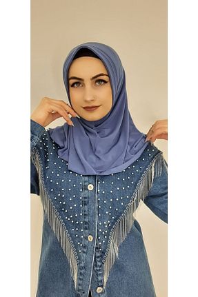 روسری سرمه ای 100 x 100 erasra class - کد 308124230