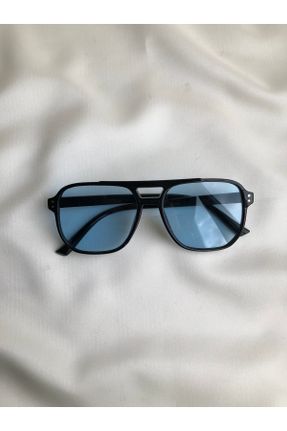 عینک آفتابی آبی زنانه 53 UV400 استخوان کد 412529735