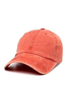 کلاه نارنجی زنانه پنبه (نخی) کد 42724000