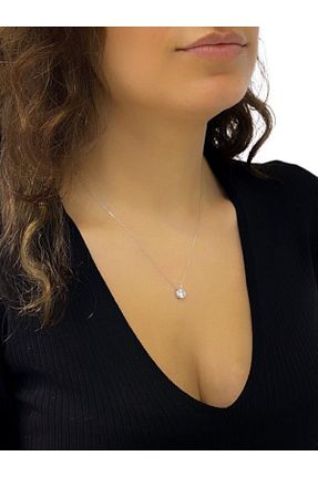 گردنبند نقره زنانه 925 عیار MaGümüş - کد 78388765