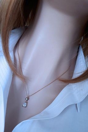 گردنبند نقره صورتی زنانه 925 عیار celixx - کد 42196940