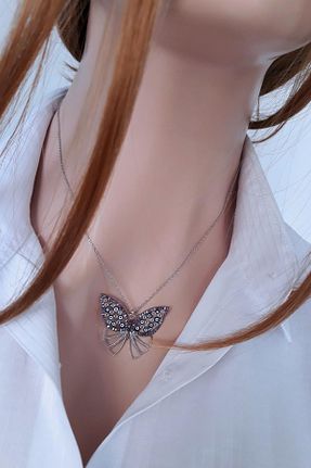 گردنبند نقره زنانه 925 عیار Rams Gümüş - کد 55422003