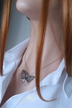 گردنبند نقره زنانه 925 عیار Rams Gümüş - کد 55422003