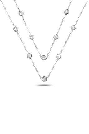 گردنبند نقره زنانه 925 عیار Rams Gümüş - کد 57592135