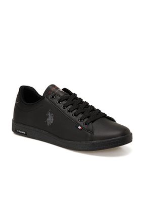 کفش اسنیکر مشکی زنانه بند دار U.S. Polo Assn. - کد 675097258