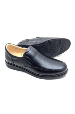 کفش کلاسیک مشکی مردانه چرم طبیعی کد 79375225