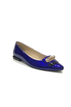 بابت سرمه ای زنانه چرم خالص D&A İzland Shoes - کد 93601418