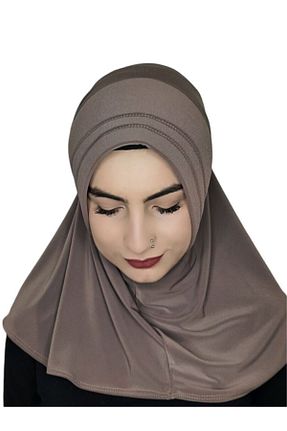 روسری قهوه ای 100 x 100 erasra class - کد 411910442
