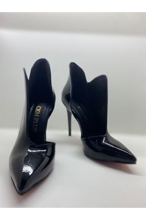 بوت / نیم بوت مشکی زنانه چرم لاکی HAYYSHOES - کد 412319954