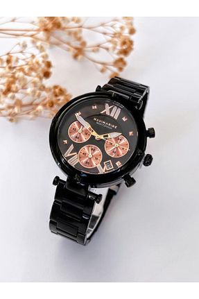 ساعت مچی مشکی زنانه 36-40 میلی متر Navimarine - کد 412407251