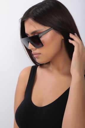 عینک آفتابی مشکی زنانه 50 UV400 استخوان سایه روشن کد 411110995