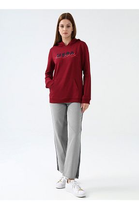 سوئیشرت قرمز زنانه ساده U.S. Polo Assn. - کد 412724064