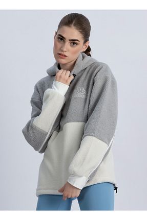 سوئیشرت طوسی زنانه ساده Kappa - کد 412752986