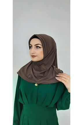 روسری قهوه ای 100 x 100 erasra class - کد 411958355