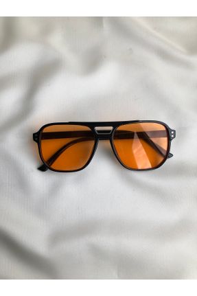 عینک آفتابی نارنجی زنانه 53 UV400 کد 411994534