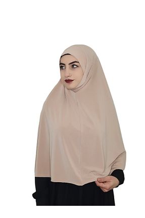 شال بژ زنانه پنبه ای R&S modibone - کد 412102088