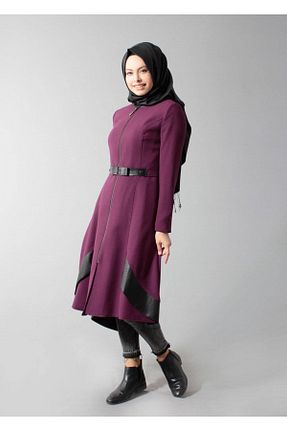ترنچکت حجاب صورتی زنانه مخلوط ویسکون TRENDTESETTÜR - کد 94523832