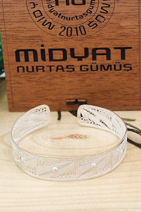 دستبند نقره زنانه 925 عیار Midyat Nurtaş Gümüş - کد 421433157