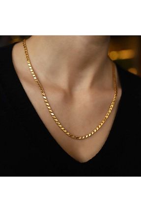 گردنبند طلا زرد زنانه 14 عیار Güler Kuyumculuk - کد 57665953