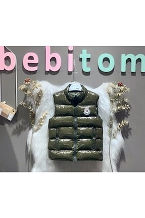 جلیقه سبز بچه گانه رگولار bebitomkids - کد 430852876
