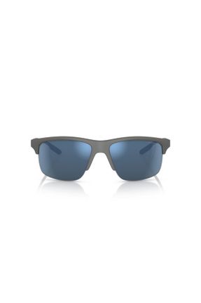 عینک آفتابی طوسی مردانه 62 UV400 آستات آینه ای هندسی کد 435885458