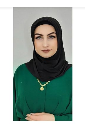شال مشکی زنانه پنبه ای Genel Markalar - کد 432825666