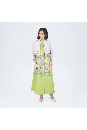 مانتو بلند حجاب رنگی زنانه Qafias - کد 423011172