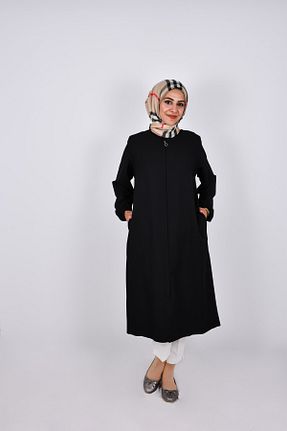 ابایا مشکی زنانه بافتنی ریلکس نازک کد 429298685