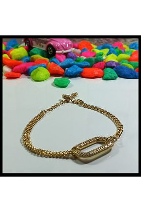 دستبند استیل (فولاد) طلائی زنانه استیل (فولاد) FAMİLY - کد 429404107