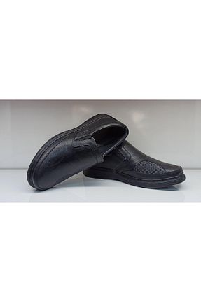 کفش کژوال مشکی مردانه چرم خالص mediwalker - کد 436245353