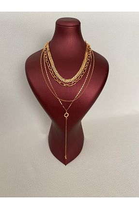گردنبند نقره طلائی زنانه 925 عیار Accessories - کد 133736795